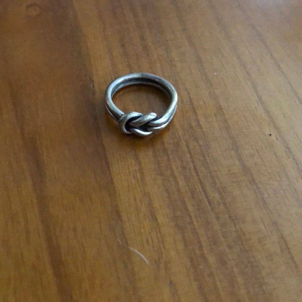 James Avery silver knot ring